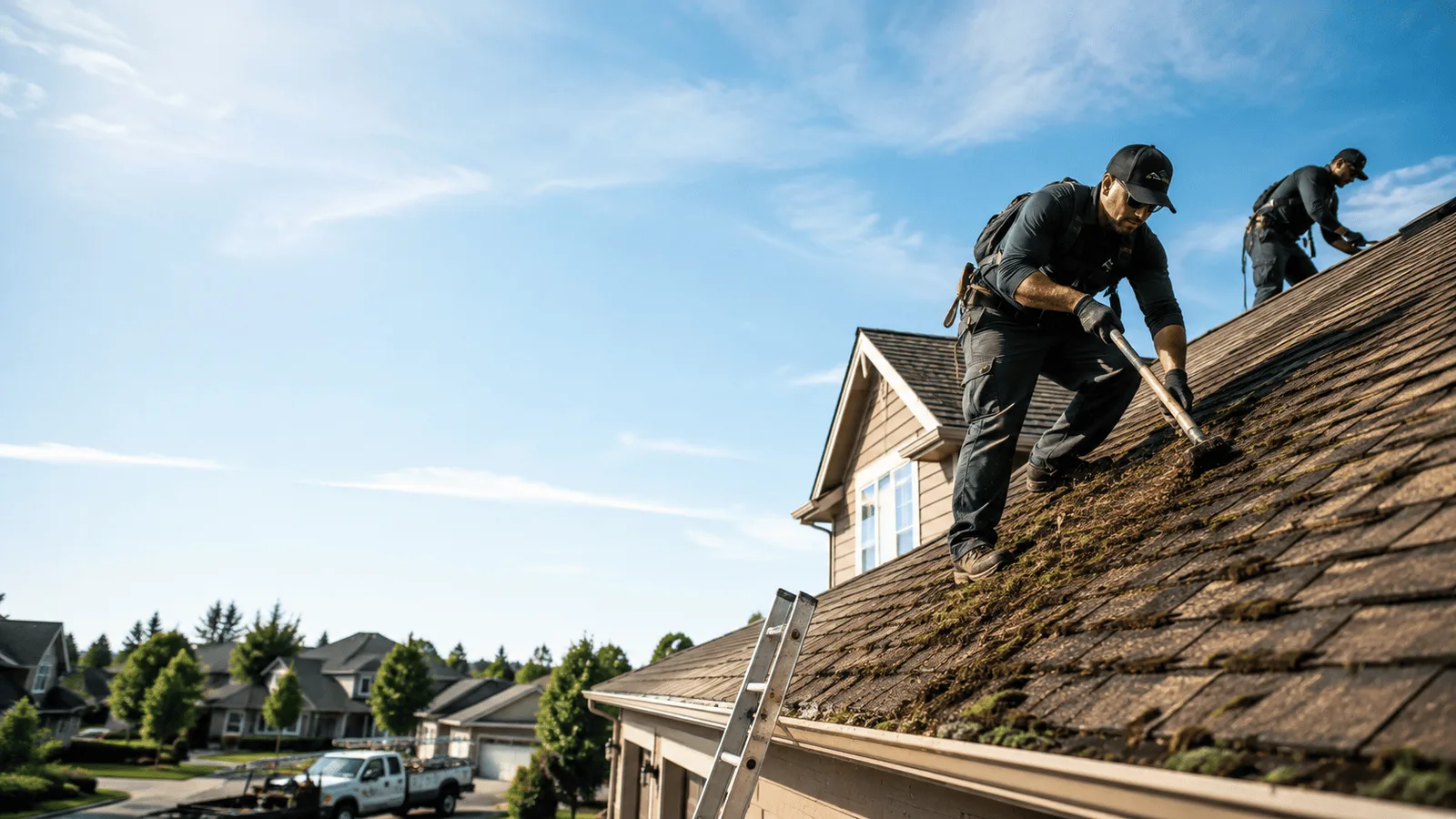 Roof Moss Removal in Metamora, MI near me